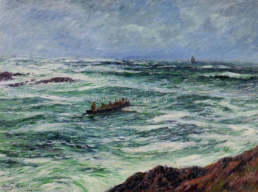 The Pilot, The Coast of Brittany - 亨利·莫雷